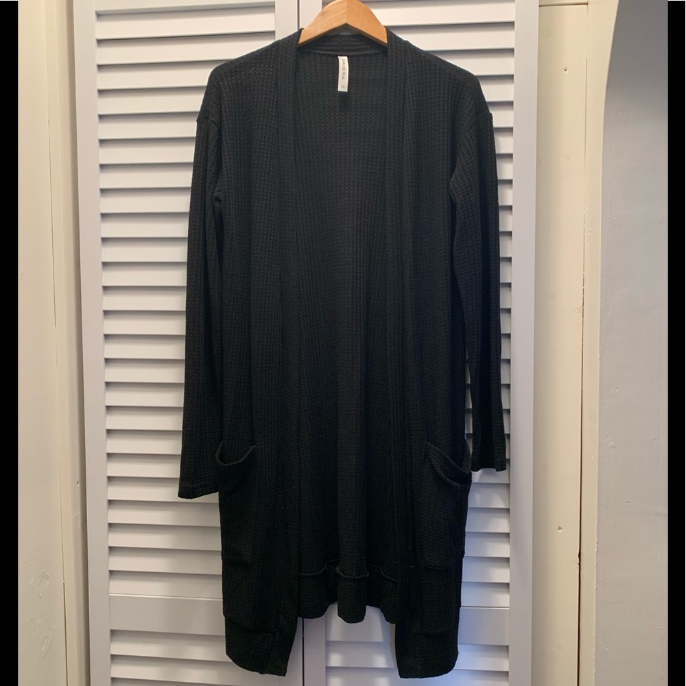 Black Knit Cardigan